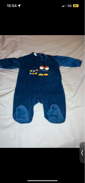 Pyjama 1 pièce 1Mois mixte