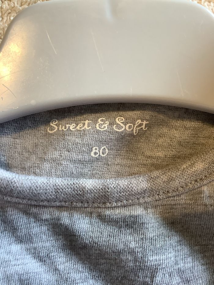 T-shirt ML Zeeman taille 12 mois (80) - photo numéro 3