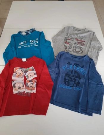 4 t shirts en 5 ans