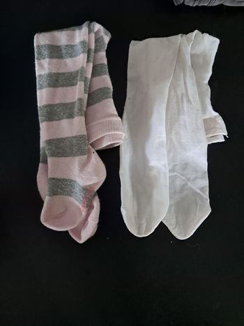 Collants laine et fins rayures et unis