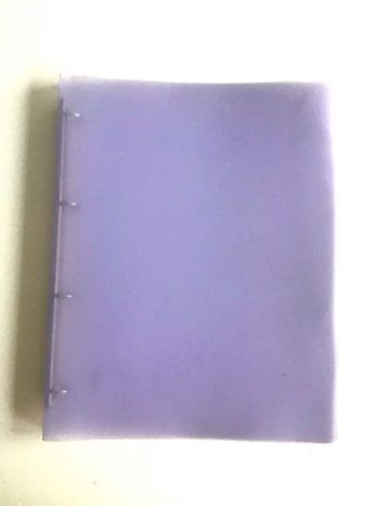 Classeur mauve tranche 2 cm