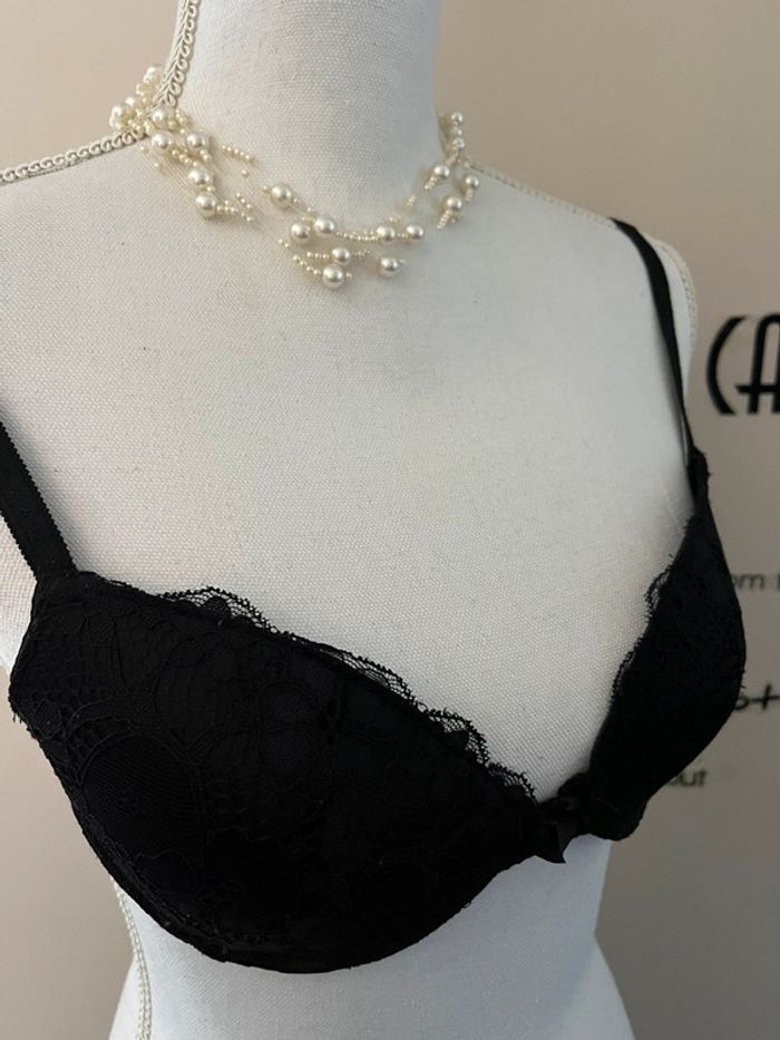 Lingerie dentelle noire taille 36 bonnet A - photo numéro 4