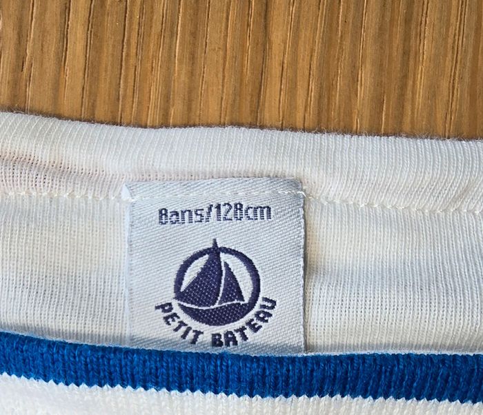 Marinière avec des yeux Petit Bateau 8 ans - photo numéro 3