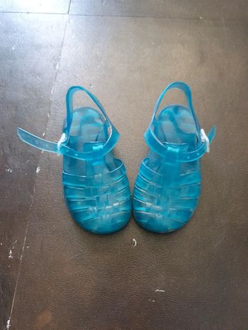 Sandale meduse plage taille 21 bleu