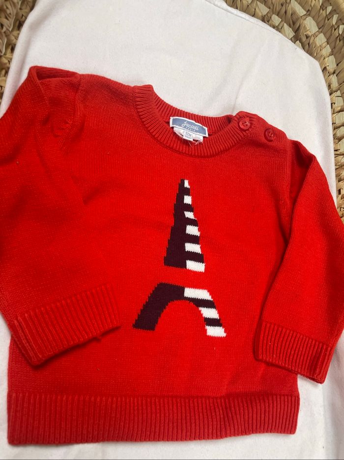 Pull Jacadi garçon Tour Eiffel idéal Noël - photo numéro 5