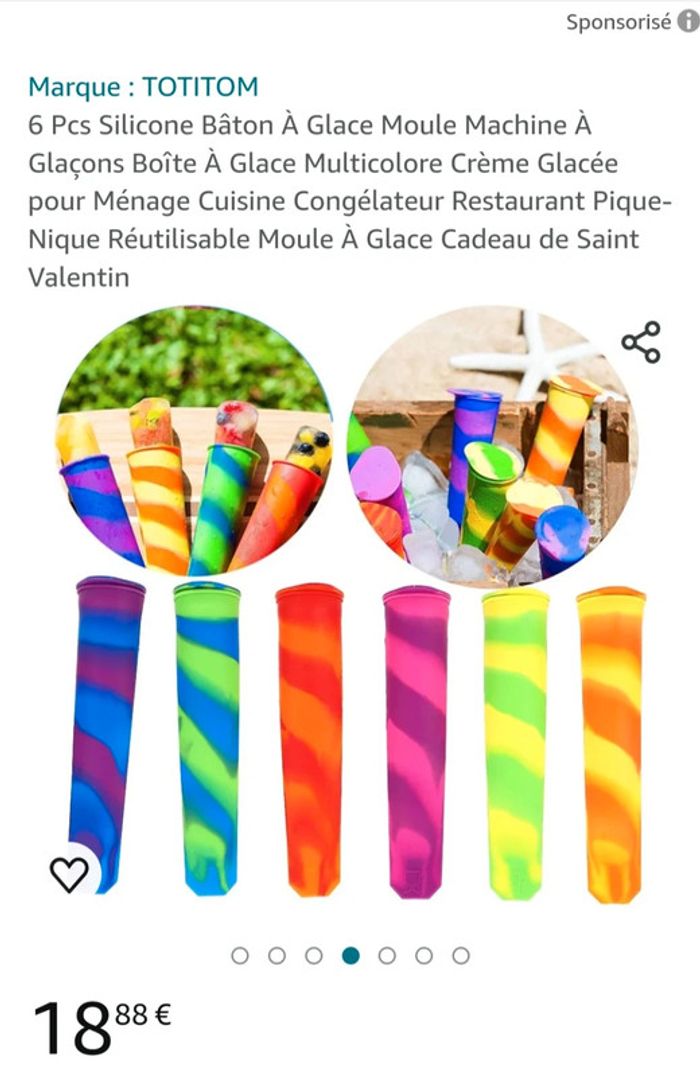 Silicone bâton de glace - photo numéro 3