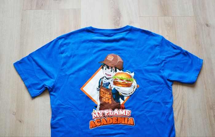 Burger King X My Hero Academia Collab' T-shirt My Flame Academia Bleu (L) - photo numéro 4