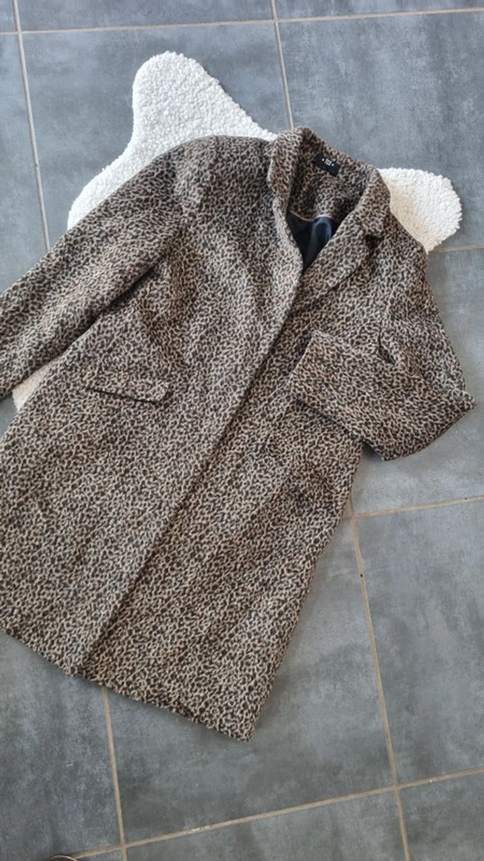 Manteau marron 44 XXL  tex sympa pour cet hiver - photo numéro 3