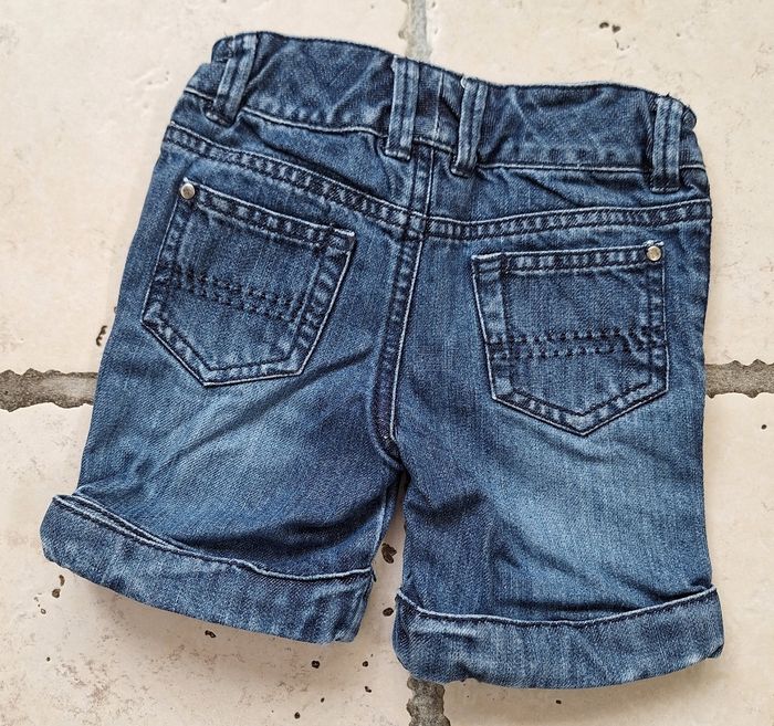 Ensemble t-shirt smiley et short jean - 3 ans - photo numéro 4
