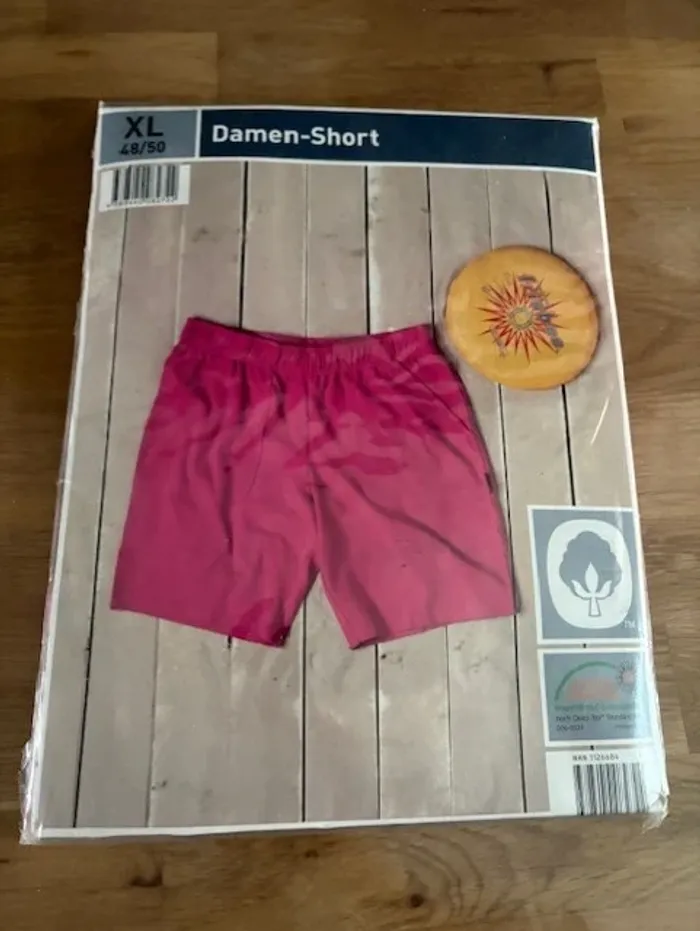 short en coton rose taille xl - photo numéro 4