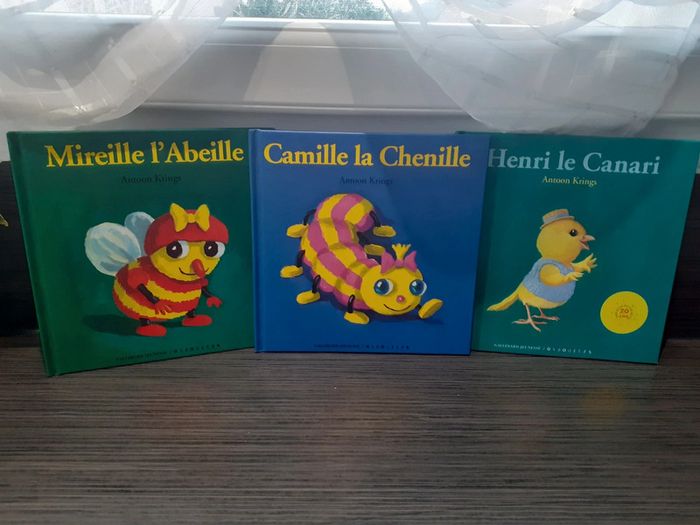 Lot de 3 livres drôles de petites bêtes neuf