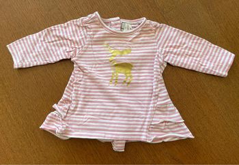 T-shirt à manches longues bébé fille 3 mois