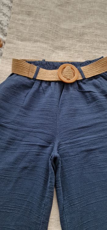 Pantalon en coton lavé