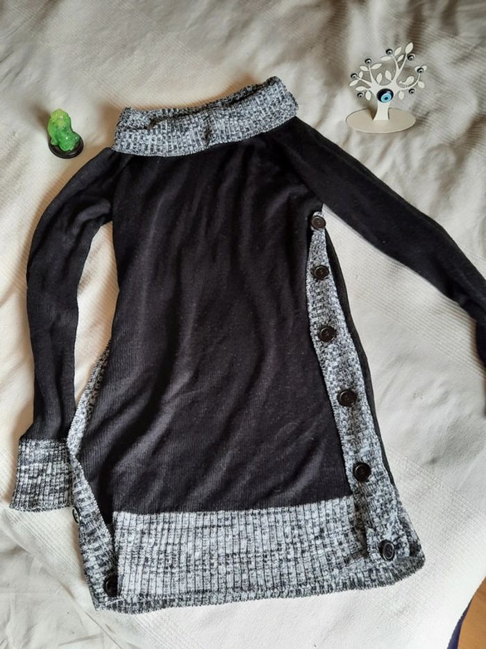 Robe pull en laine taille L - photo numéro 3
