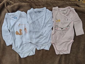 Lot de 3 bodies 3 mois