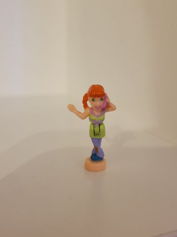 Polly Pocket Vintage Figurine fille avec téléphone 1