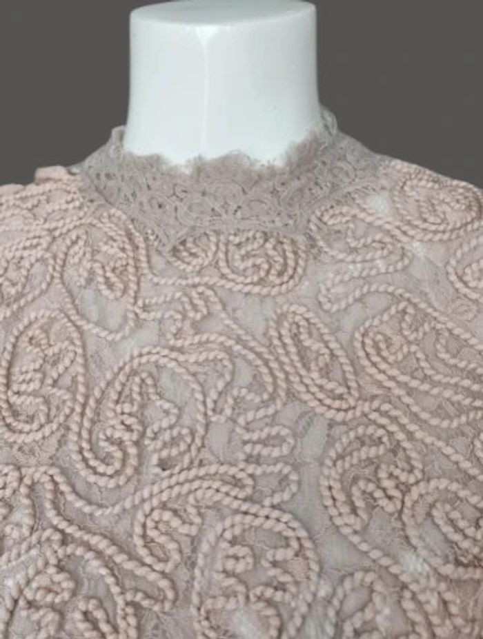 Haut marron dentelle - photo numéro 2