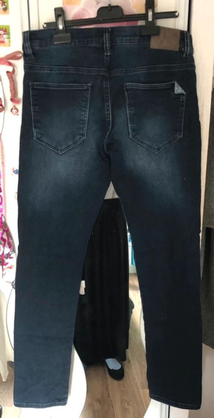 Jog denim ajustable style jean slim C&A 14 ans - photo numéro 4
