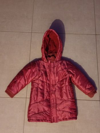 Très joli manteau doudoune comme neuf fuchsia