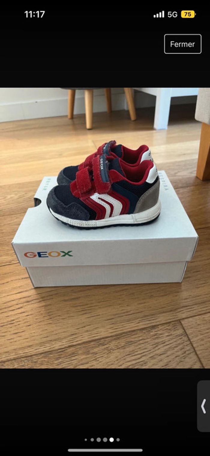 Basket Geox Taille 21 - photo numéro 5