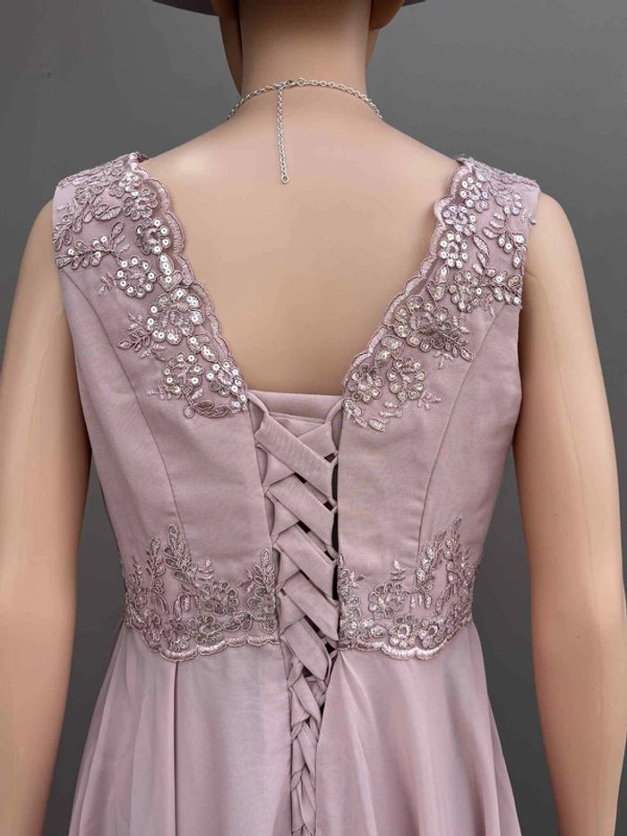 Ensemble robe mariage 2 pièces en dentelle – taille M - photo numéro 6