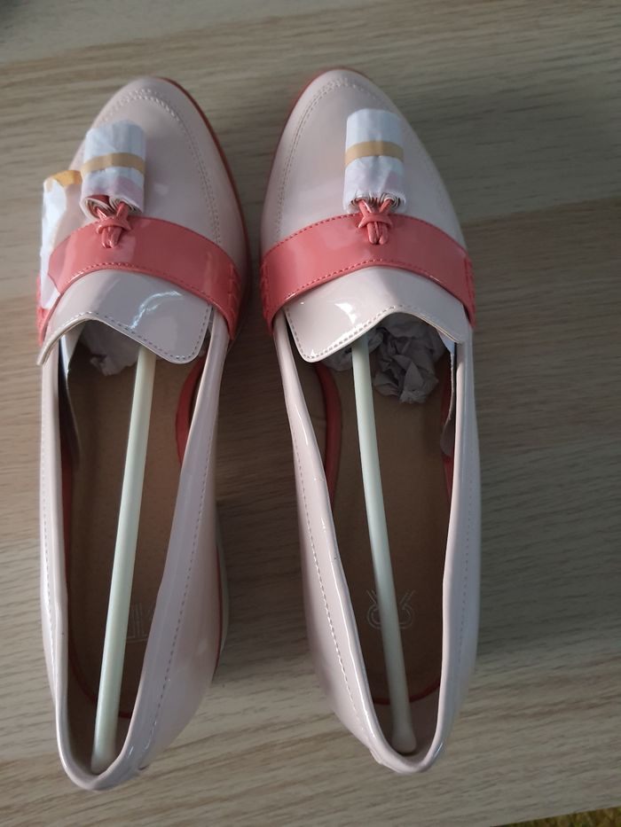 Mocassins roses vernies la redoute - photo numéro 3