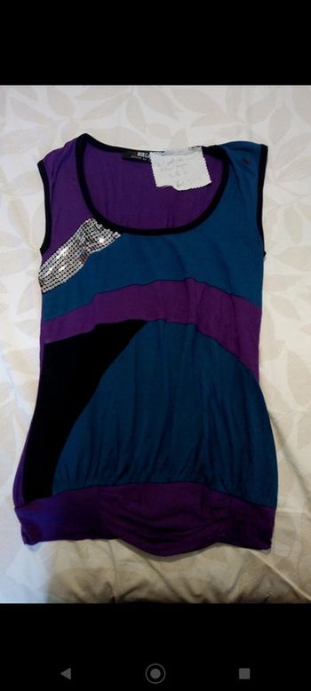 Débardeur vintage à strass Morgan