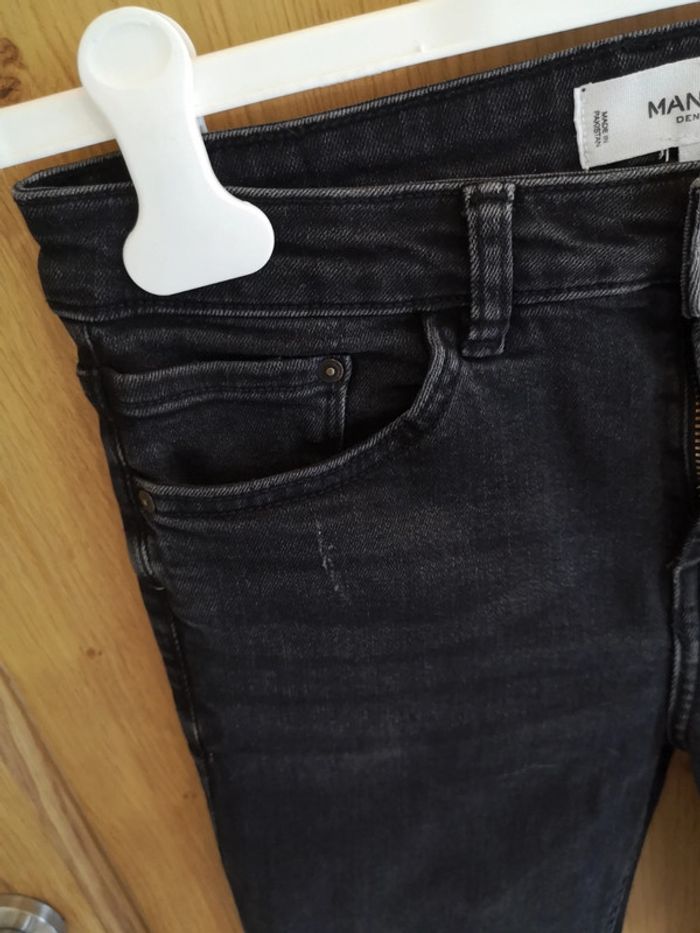 Jeans Mango frangé en noir 36 - photo numéro 4