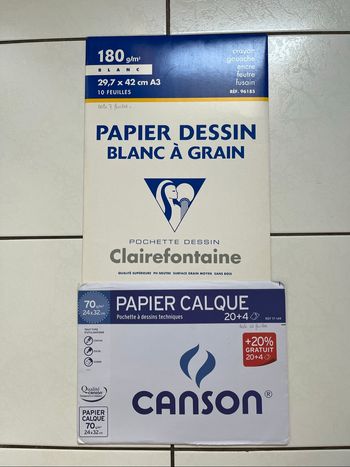 Papier CANSON dessin et calque