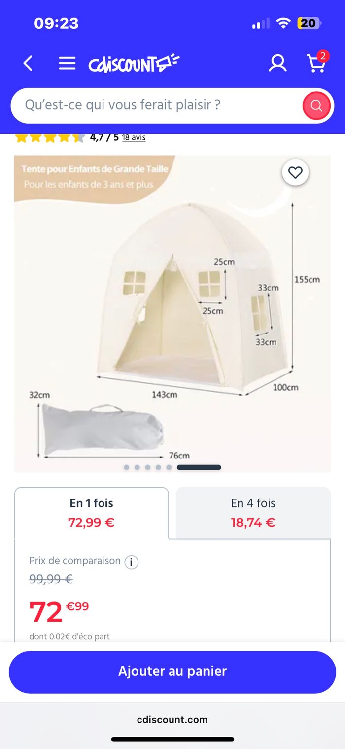 Cabane enfants