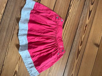 Jupe rouge et grise Petit Bateau 4 ans
