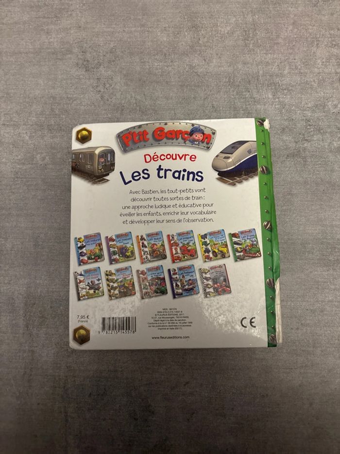 Livre, petit garçon, découvre les trains avec Bastien - photo numéro 4