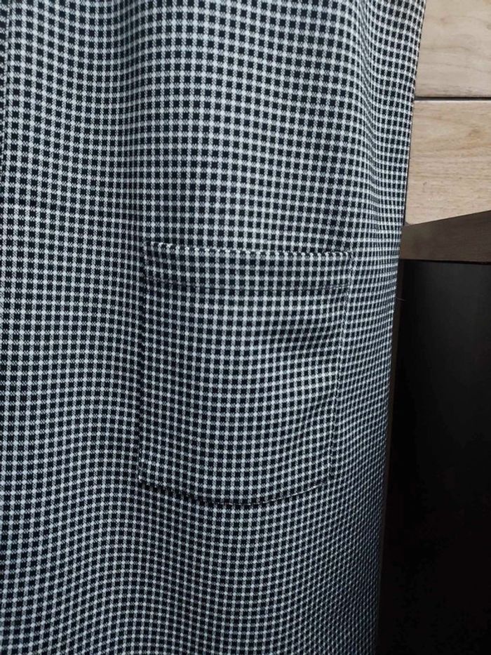 Robe sans manches Camaïeu à carreaux noir et blanc - photo numéro 4