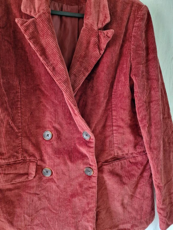 Veste velours côtelé kiabi - photo numéro 3