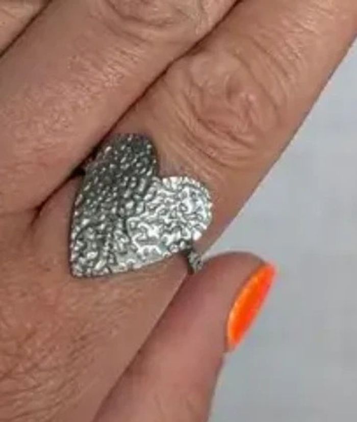 Bague argenté acier inoxydable