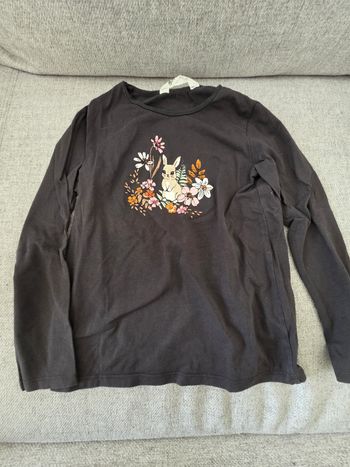 Tee-shirt manche longue fille 