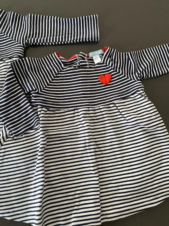 Lot de 2 robes obaibi 6 mois - photo numéro 3