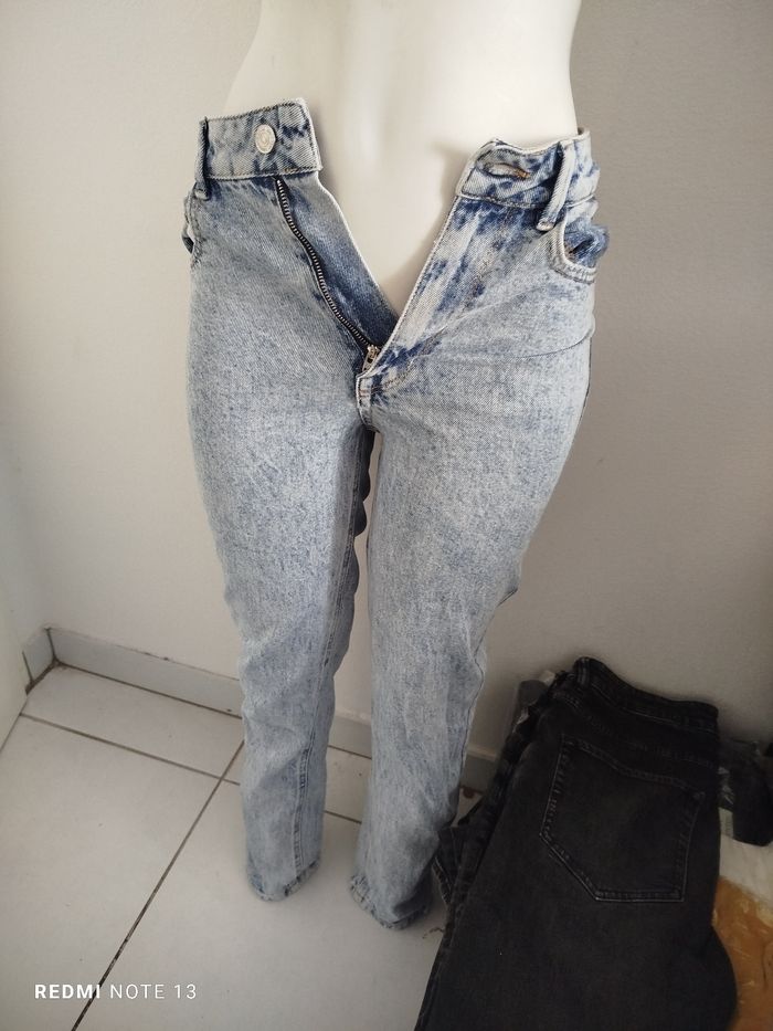 #kytie34femme. Jeans taille haute Mom taille 34