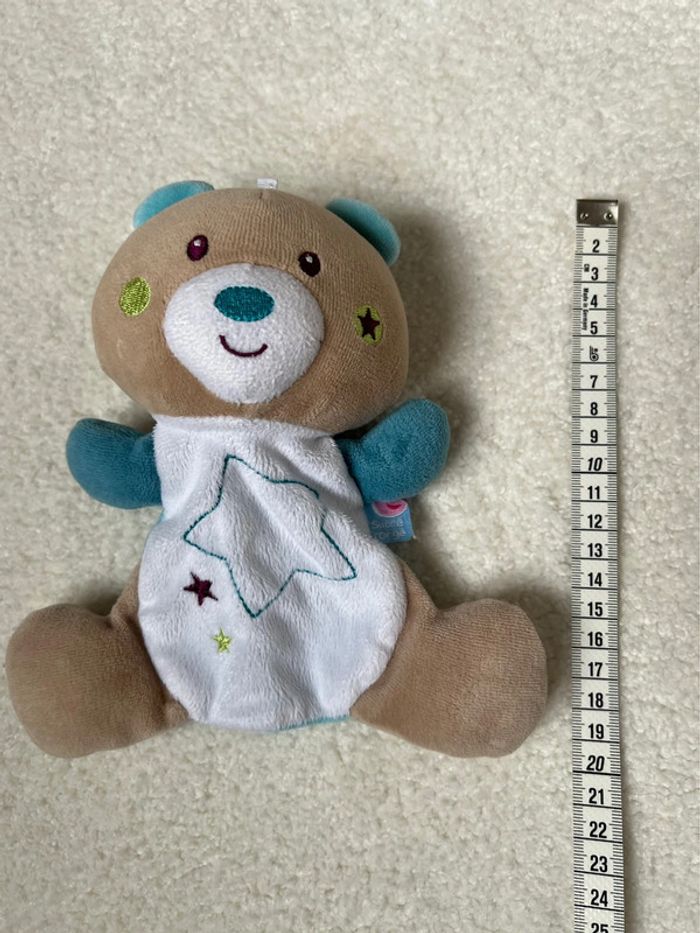 Doudou semi plat ours sucre d’orge - photo numéro 3