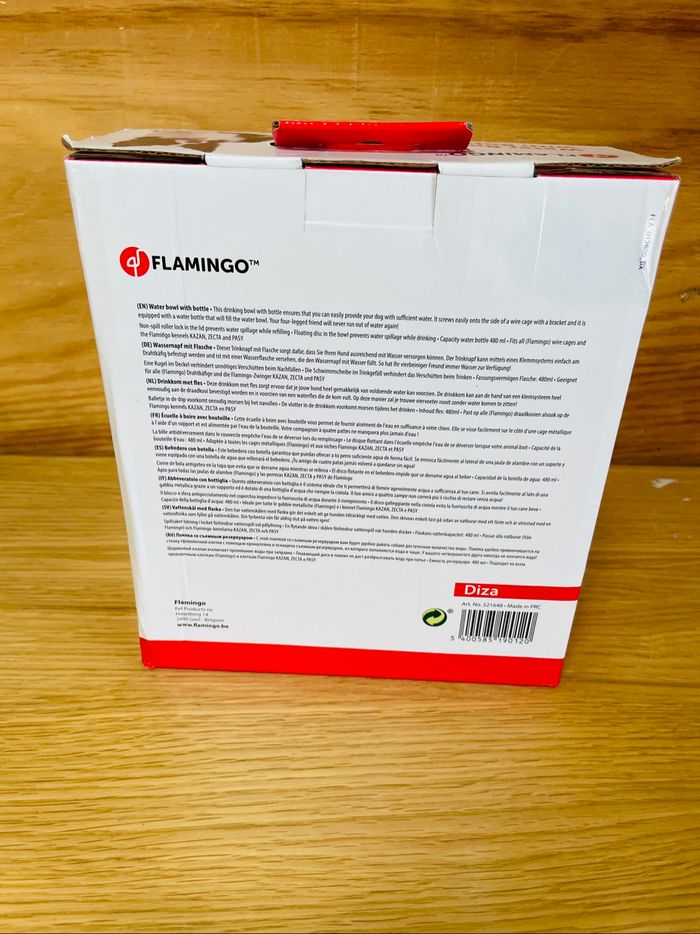 Flamingo écuelle à boire avec bouteille - photo numéro 2