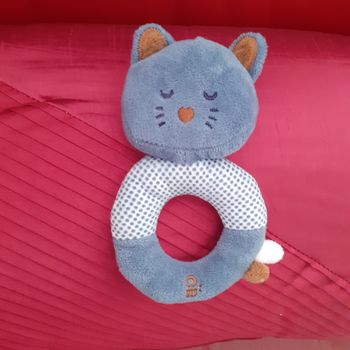 Doudou Chaton avec grelot *Obaïbi