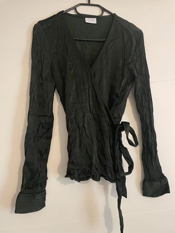 Blouse vert foncé