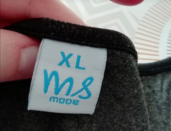 T shirt à manches 3/4 msmode taille XL - photo numéro 2