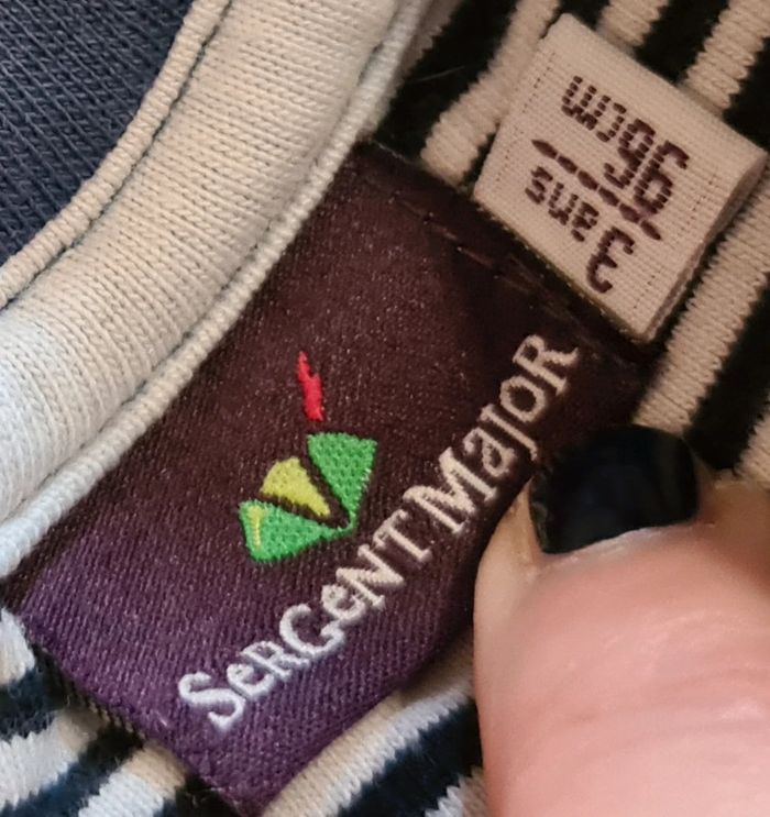 DON - Sweat manches longues bleu garçon taille 3 ans Sergent Major - photo numéro 4