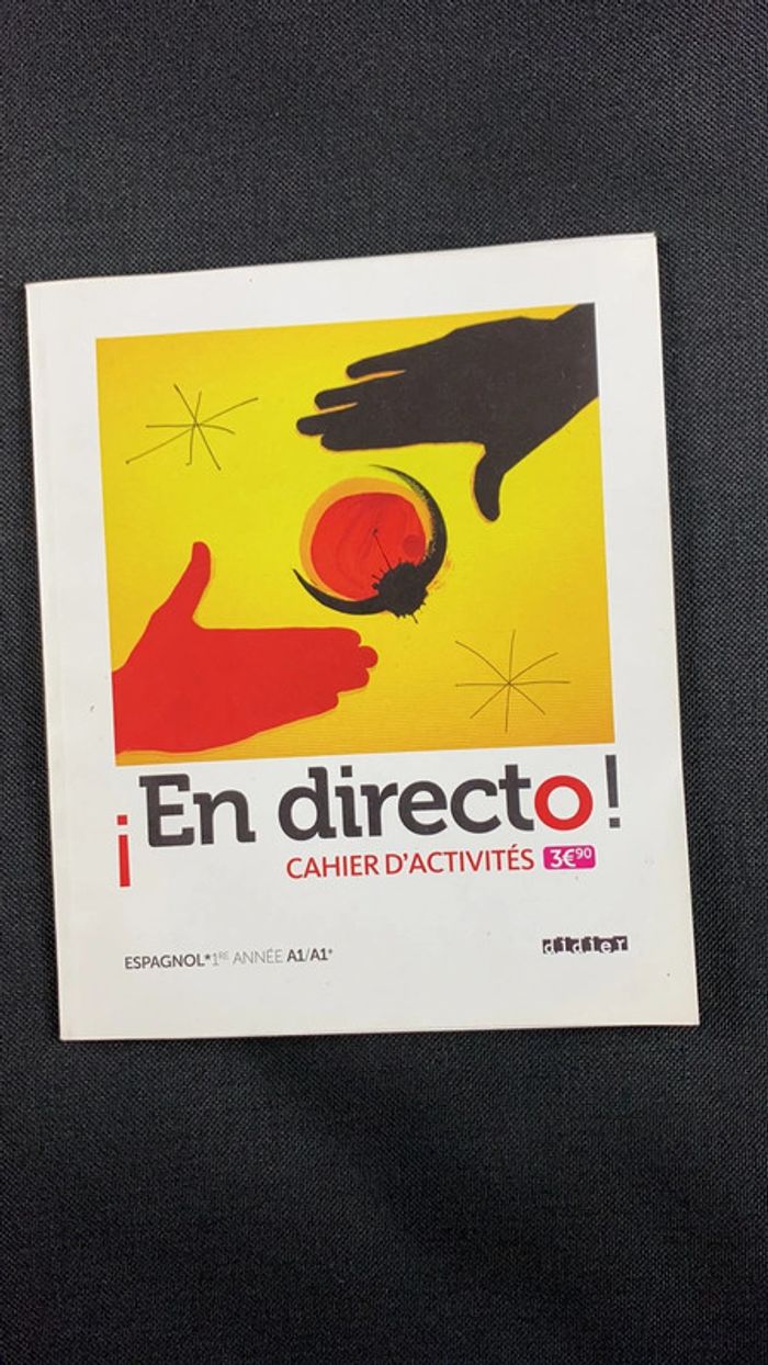 Espagnol Manuel + cahier d’activités En directo 1ere année - photo numéro 5