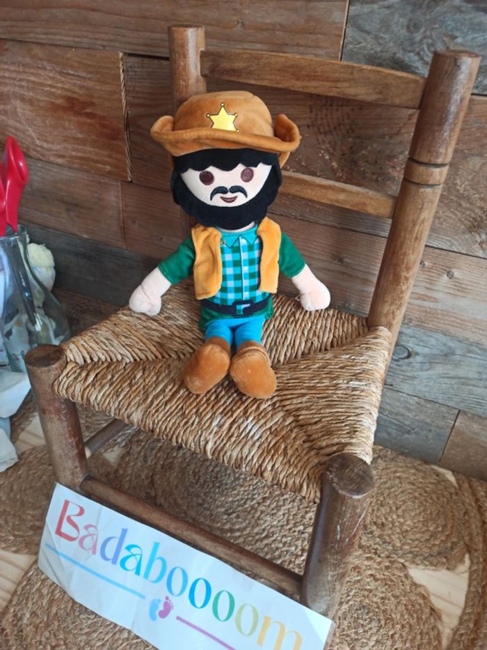 Peluche Playmobil cow-boy tbe - photo numéro 2