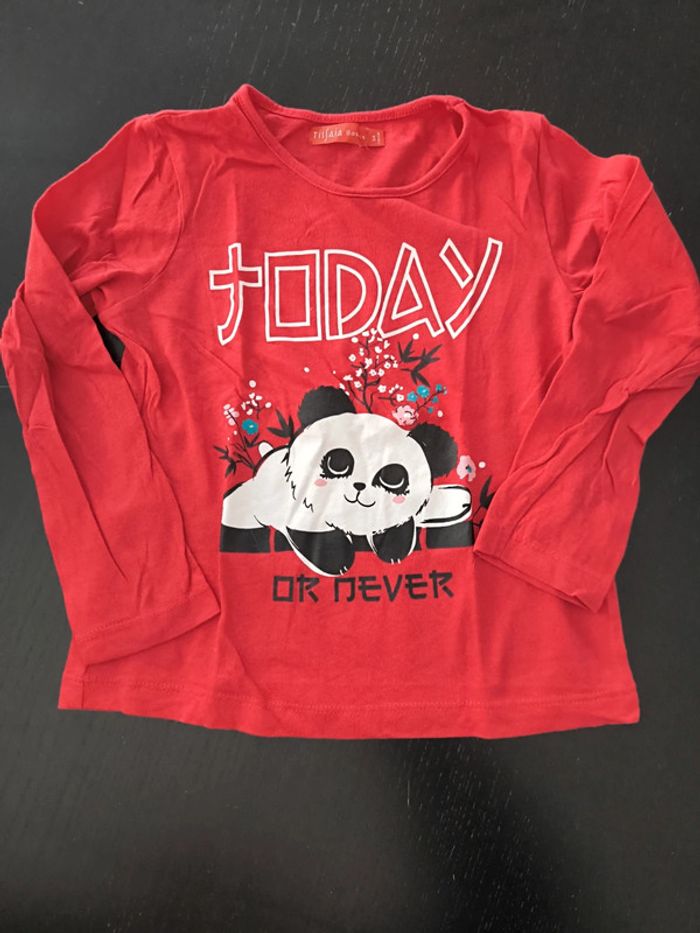 T-shirt manches longues 5 ans