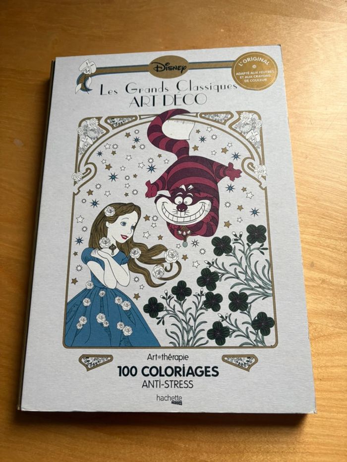 Coloriage Disney - les grands classiques art déco
