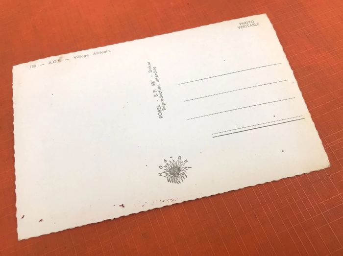 Carte postale ancienne  Afrique Occidentale Française Village Africain - photo numéro 3