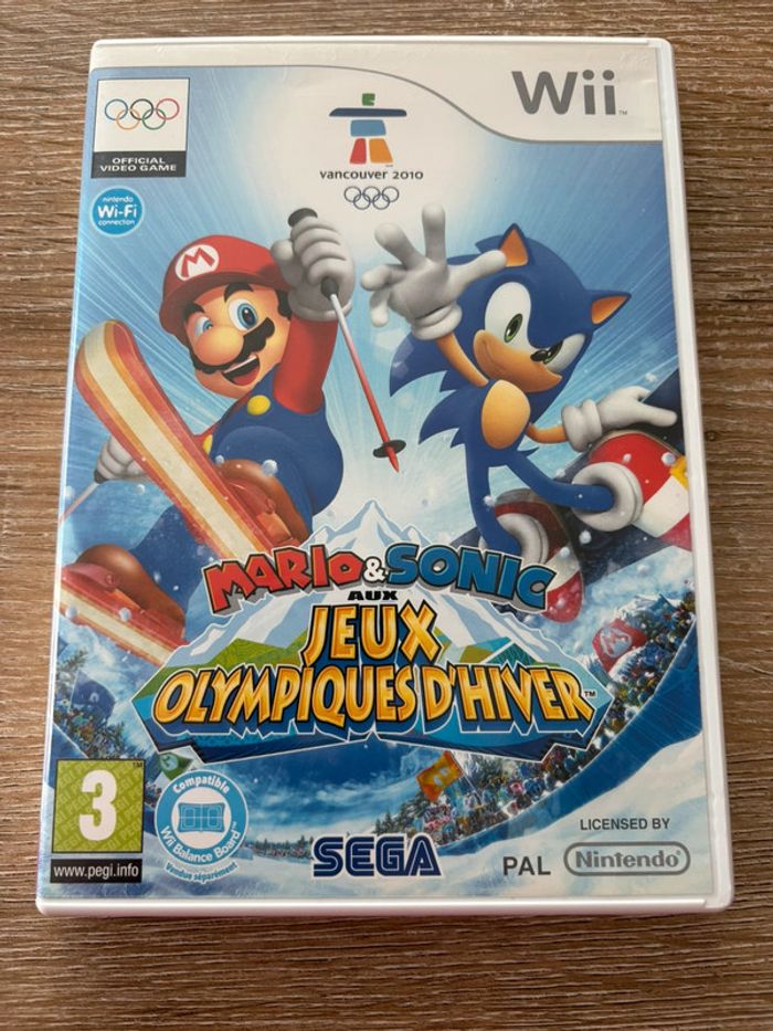 Mario et sonic aux jeux olympiques d’hiver nintendo wii - photo numéro 1
